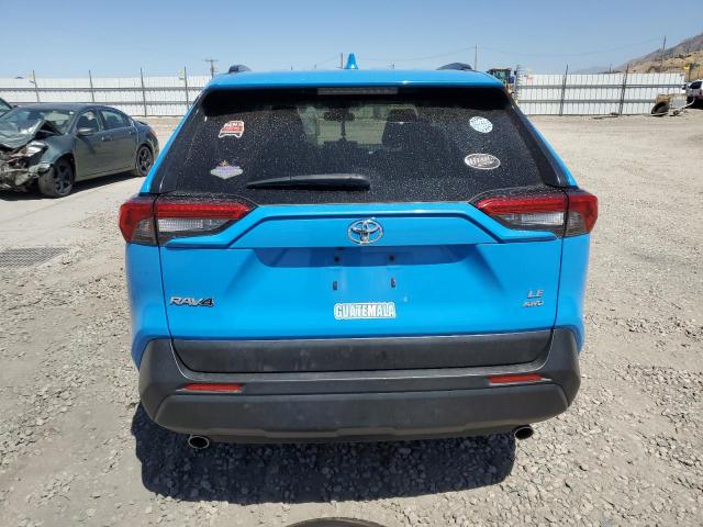 JTMF1RFV9KD043598 - 2019 TOYOTA RAV4 LE BLUE photo 6