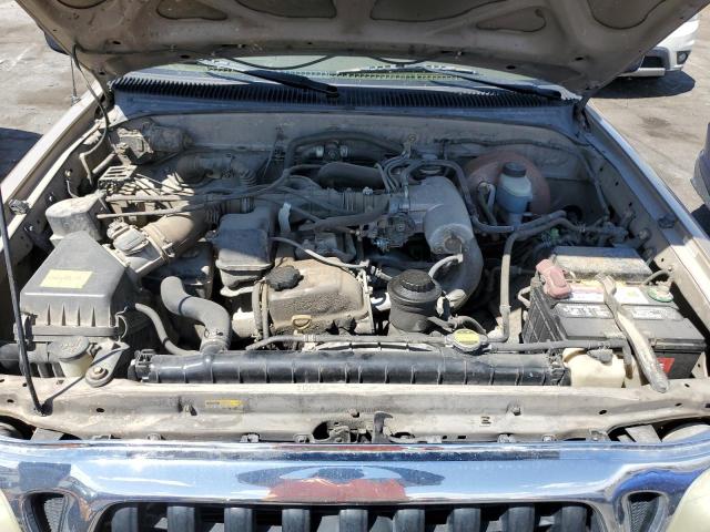5TEGM92N14Z415124 - 2004 TOYOTA TACOMA DOUBLE CAB PRERUNNER TAN photo 11
