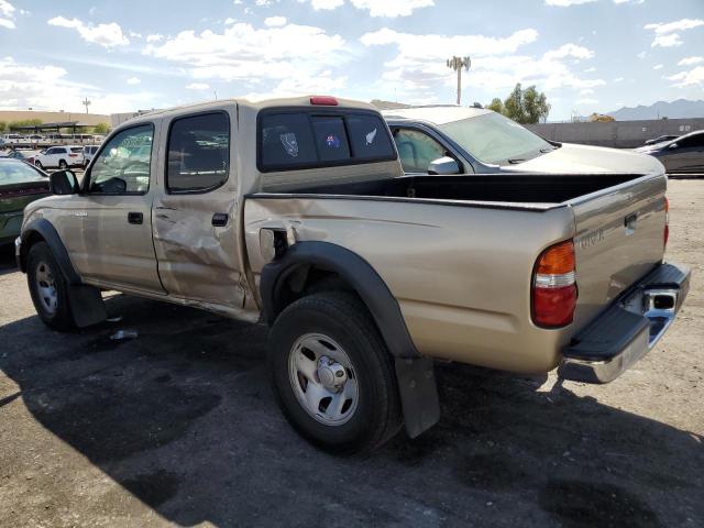 5TEGM92N14Z415124 - 2004 TOYOTA TACOMA DOUBLE CAB PRERUNNER TAN photo 2