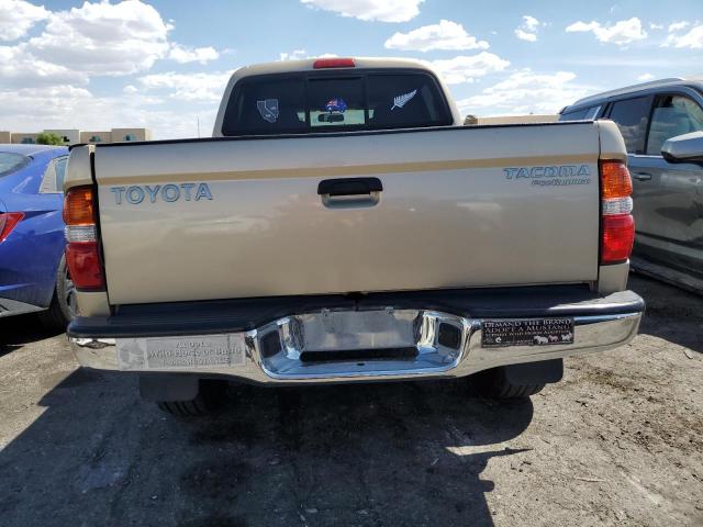 5TEGM92N14Z415124 - 2004 TOYOTA TACOMA DOUBLE CAB PRERUNNER TAN photo 6