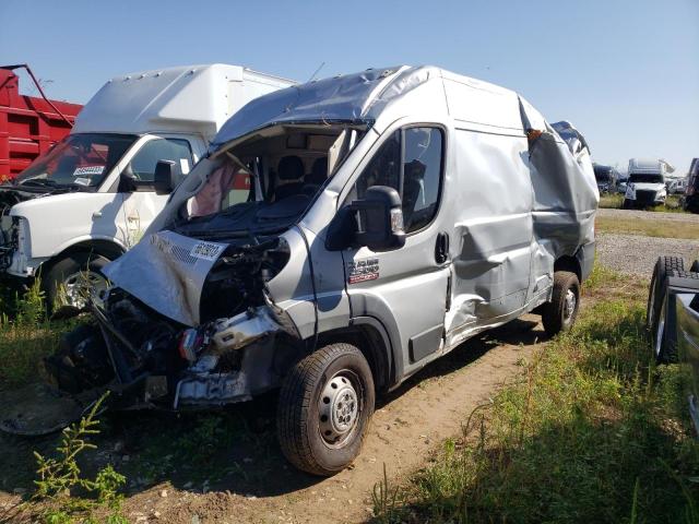 3C6TRVDG9JE109046 - 2018 RAM PROMASTER 2500 HIGH ვერცხლისფერი ფოტო 1