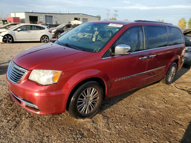 2C4RC1CG7DR509348 - 2013 CHRYSLER TOWN & COU TOURING L RED photo 1