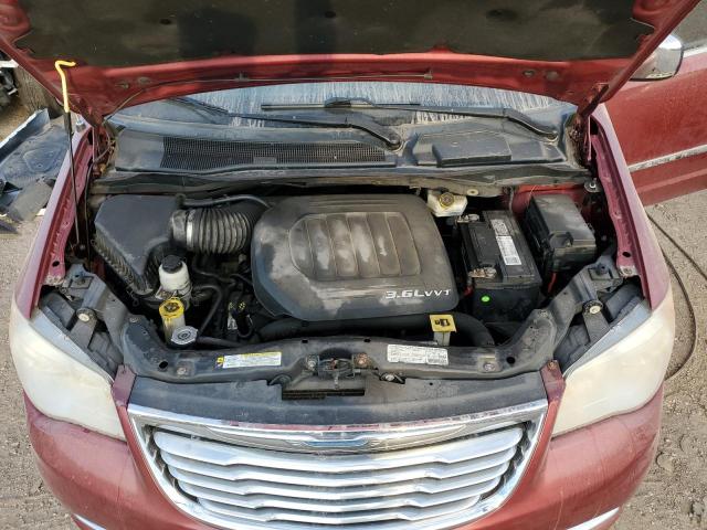 2C4RC1CG7DR509348 - 2013 CHRYSLER TOWN & COU TOURING L RED photo 11