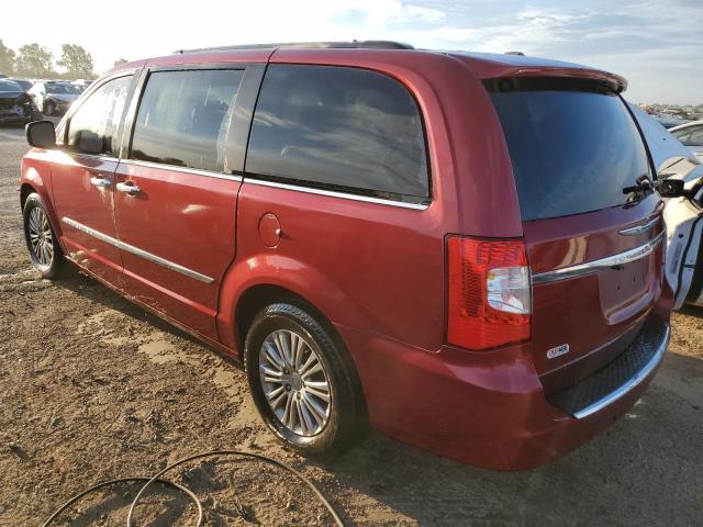 2C4RC1CG7DR509348 - 2013 CHRYSLER TOWN & COU TOURING L RED photo 2