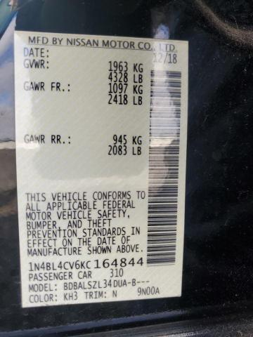 1N4BL4CV6KC164844 - 2019 NISSAN ALTIMA SR Qara foto 12