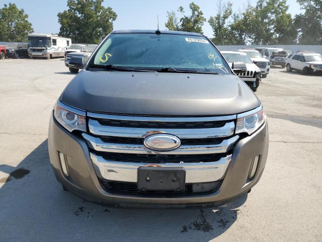 2FMDK3KC9EBA30037 - 2014 FORD EDGE LIMITED GRAY photo 5