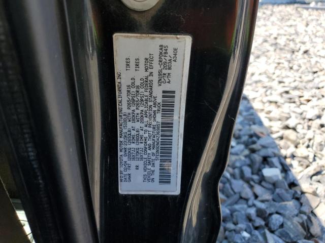 5TESN92N04Z369857 - 2004 TOYOTA TACOMA XTRACAB PRERUNNER 黑色 照片 12