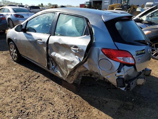 JM1DE1LY4D0161337 - 2013 MAZDA MAZDA2 GRAY photo 2