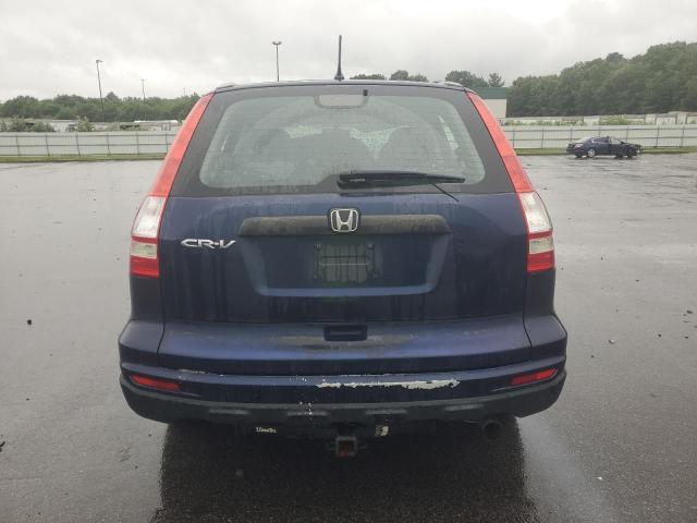 5J6RE3H39AL013560 - 2010 HONDA CR-V LX BLUE photo 6