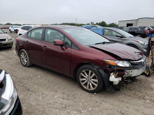 2HGFB2F88CH530957 - 2012 HONDA CIVIC EX MAROON photo 4