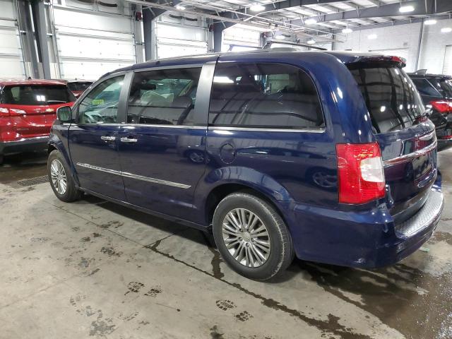 2C4RC1CG9ER277417 - 2014 CHRYSLER TOWN & COU TOURING L BLUE photo 2