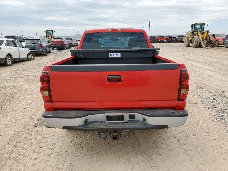 1GCEC14X67Z189463 - 2007 CHEVROLET SILVERADO C1500 CLASSIC Qırmızı foto 6