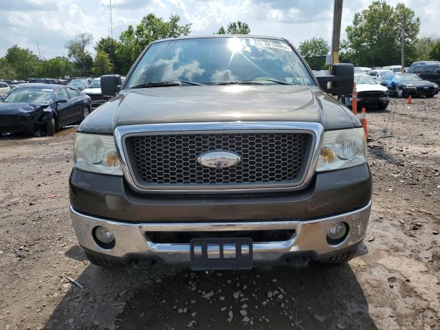 1FTPW14528FA21837 - 2008 FORD F150 SUPERCREW BROWN photo 5