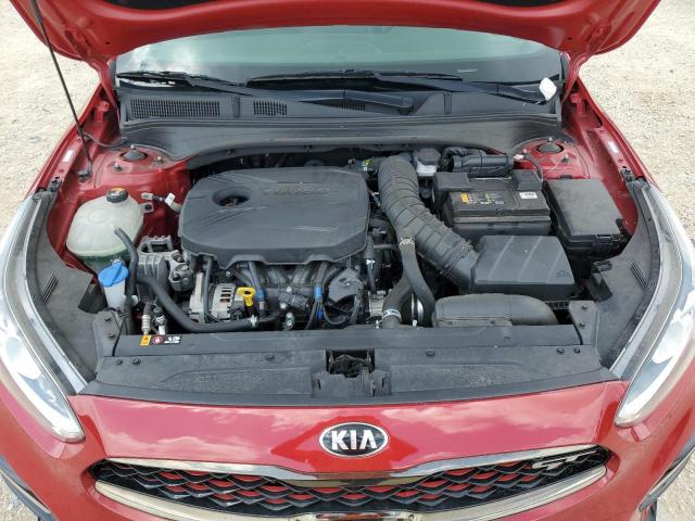 3KPF44AC7ME290863 - 2021 KIA FORTE GT RED photo 11