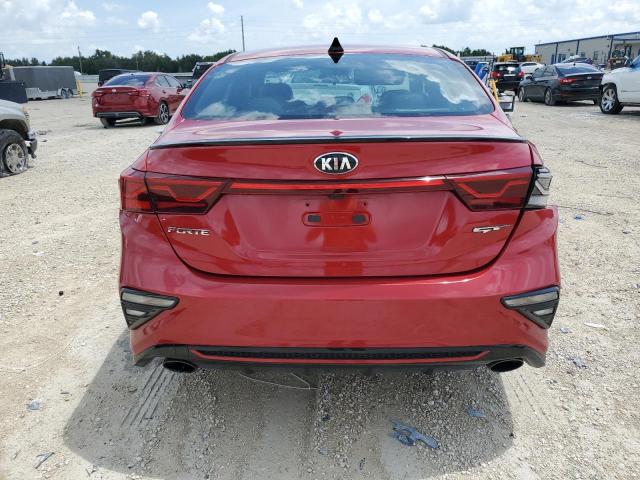 3KPF44AC7ME290863 - 2021 KIA FORTE GT RED photo 6