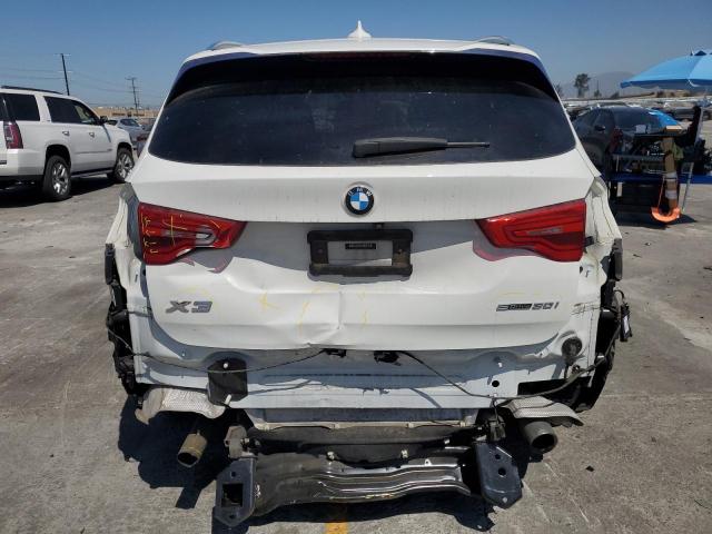 5UXTR7C53KLR50887 - 2019 BMW X3 SDRIVE30I WHITE photo 6