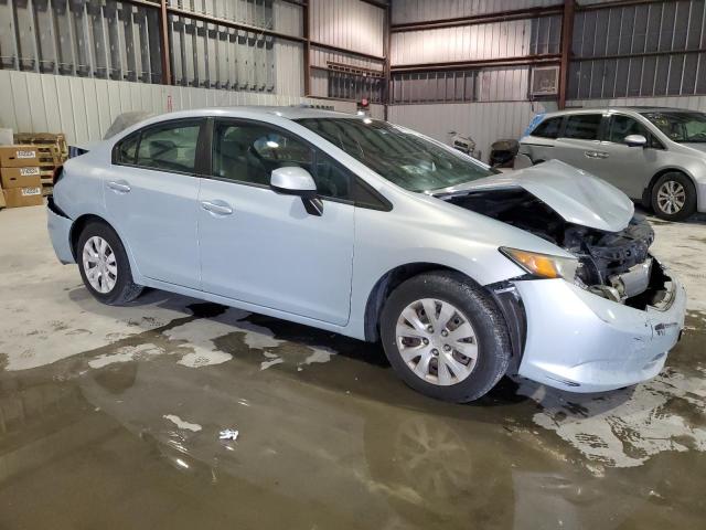 19XFB2F55CE089580 - 2012 HONDA CIVIC LX SILVER photo 4