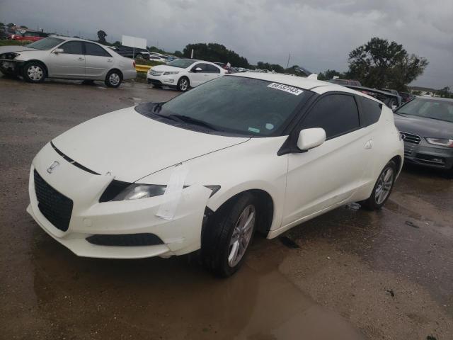 JHMZF1D41DS000168 - 2013 HONDA CR-Z WHITE photo 1