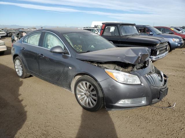 W04GN5EC3B1094754 - 2011 BUICK REGAL CXL GRAY photo 1