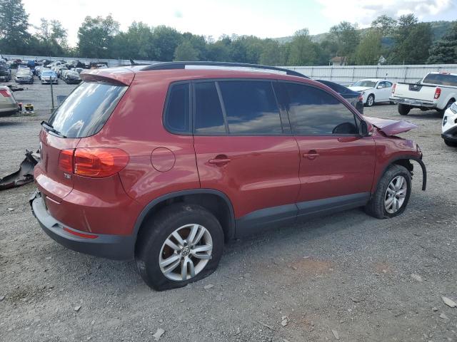 WVGBV7AX0GW041777 - 2016 VOLKSWAGEN TIGUAN S RED photo 3