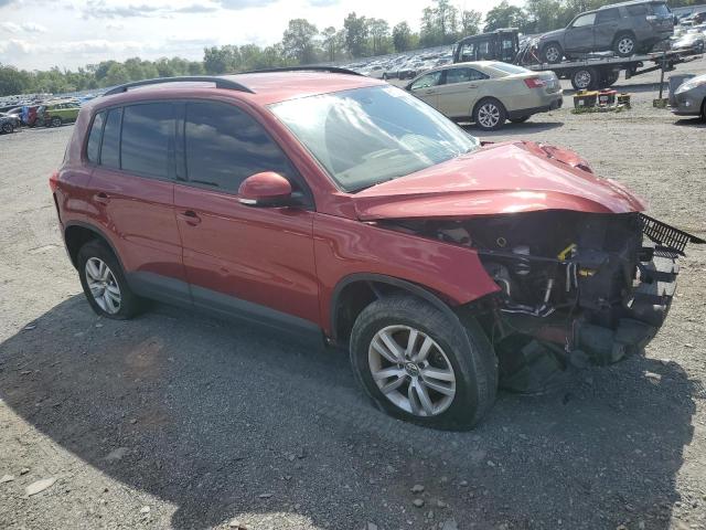 WVGBV7AX0GW041777 - 2016 VOLKSWAGEN TIGUAN S RED photo 4