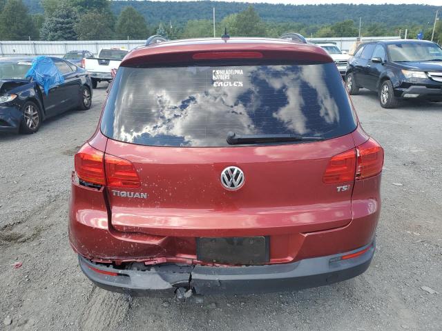 WVGBV7AX0GW041777 - 2016 VOLKSWAGEN TIGUAN S RED photo 6