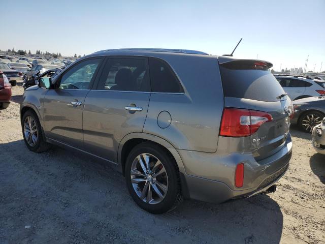 5XYKW4A76EG440316 - 2014 KIA SORENTO SX GRAY photo 2