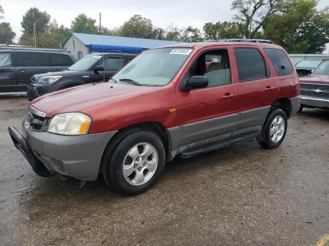 4F2YU06B61KM19704 - 2001 MAZDA TRIBUTE DX RED photo 1