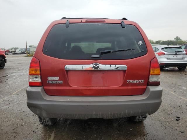 4F2YU06B61KM19704 - 2001 MAZDA TRIBUTE DX RED photo 6