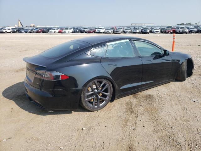 5YJSA1E60MF435679 - 2021 TESLA MODEL S Սև լուսանկար 3