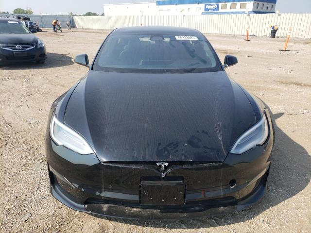 5YJSA1E60MF435679 - 2021 TESLA MODEL S BLACK photo 5