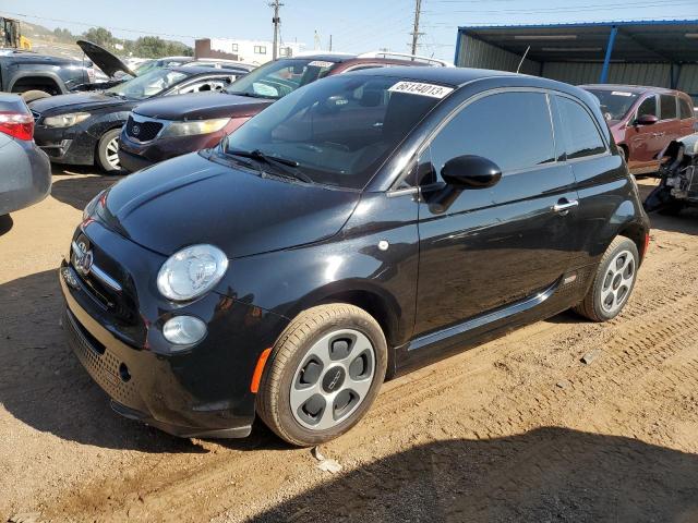 3C3CFFGE2HT647924 - 2017 FIAT 500 ELECTRIC BLACK photo 1