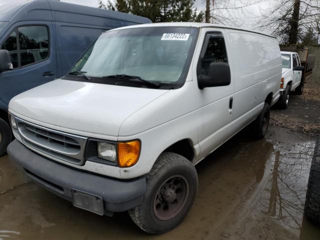 1FTSS34L83HB06856 - 2003 FORD ECONOLINE E350 SUPER DUTY VAN WHITE photo 2