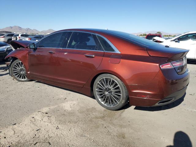3LN6L2LU2FR604956 - 2015 LINCOLN MKZ HYBRID MAROON photo 2