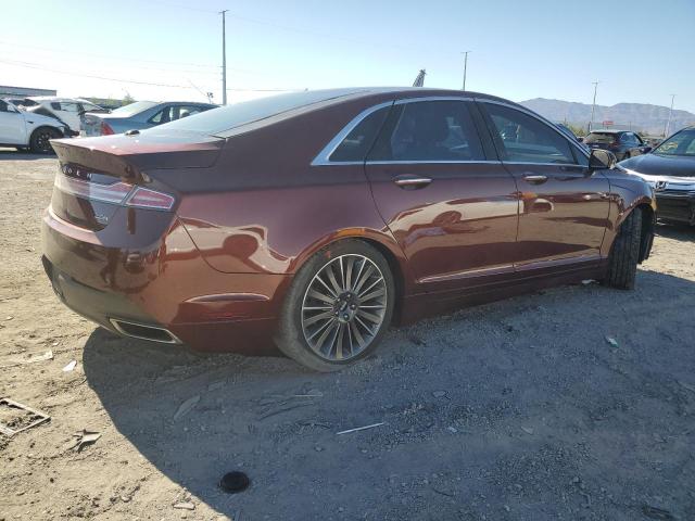 3LN6L2LU2FR604956 - 2015 LINCOLN MKZ HYBRID MAROON photo 3