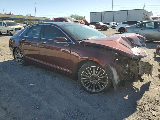 3LN6L2LU2FR604956 - 2015 LINCOLN MKZ HYBRID MAROON photo 4