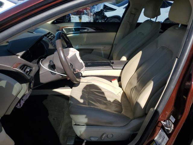 3LN6L2LU2FR604956 - 2015 LINCOLN MKZ HYBRID MAROON photo 7