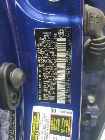 2T1BURHEXFC278002 - 2015 TOYOTA COROLLA L 蓝色 照片 12