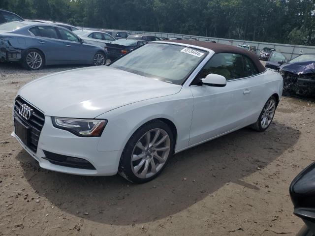 WAULFAFHXDN017148 - 2013 AUDI A5 PREMIUM PLUS WHITE photo 1