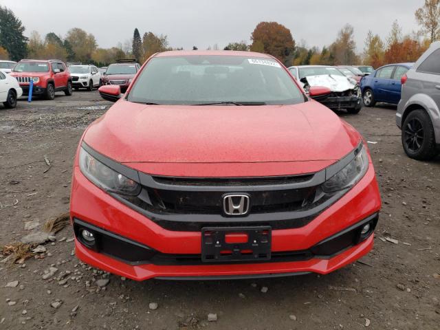 2HGFC2F85LH587744 - 2020 HONDA CIVIC SPORT 红色 照片 5