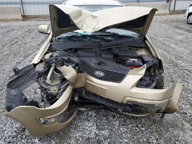 KNADE223796459152 - 2009 KIA RIO BASE GOLD photo 5