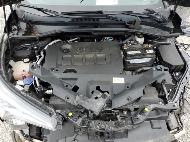 NMTKHMBXXKR072048 - 2019 TOYOTA C-HR XLE GRAY photo 11