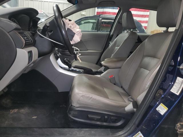 1HGCR2F82DA177338 - 2013 HONDA ACCORD EXL BLUE photo 7