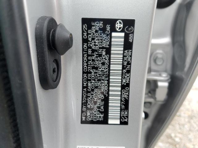 JTDBCMFE1S3092845 - 2025 TOYOTA COROLLA LE SILVER photo 12