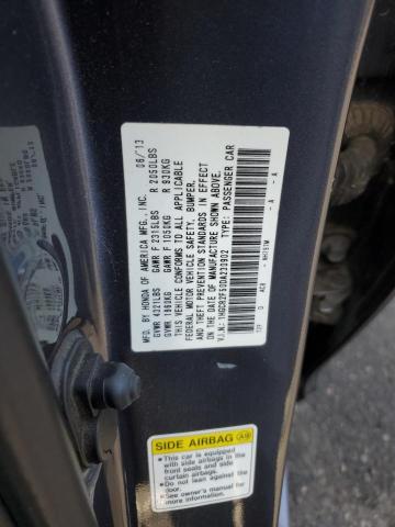 1HGCR2F50DA230902 - 2013 HONDA ACCORD SPORT ნაცრისფერი ფოტო 13