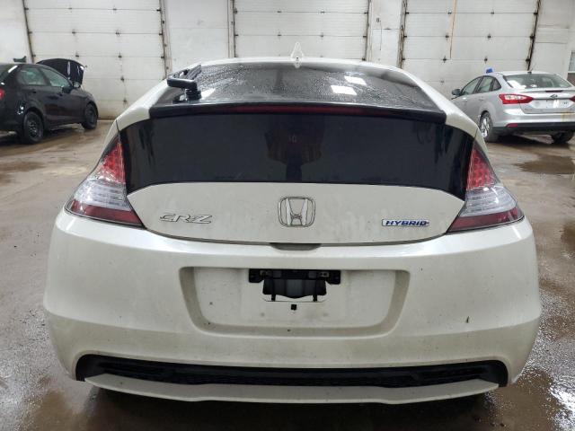 JHMZF1D63FS000242 - 2015 HONDA CR-Z EX WHITE photo 6