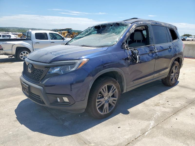5FNYF8H59MB022893 - 2021 HONDA PASSPORT EXL Mavi foto 1