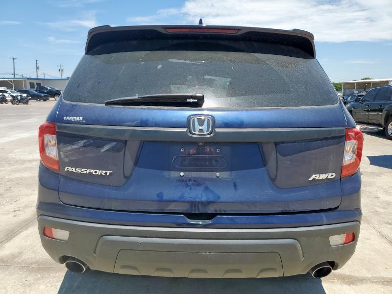 5FNYF8H59MB022893 - 2021 HONDA PASSPORT EXL Mavi foto 6