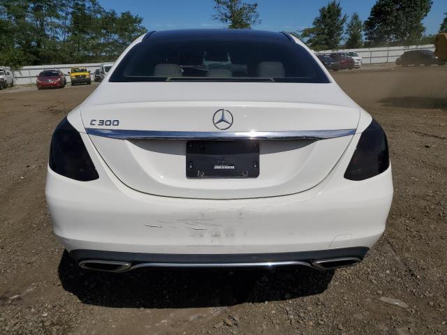 WDDWF4KB4GR146279 - 2016 MERCEDES-BENZ C 300 4MATIC WHITE photo 6