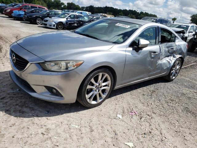 JM1GJ1T63E1132057 - 2014 MAZDA 6 TOURING SILVER photo 1